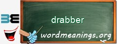 WordMeaning blackboard for drabber